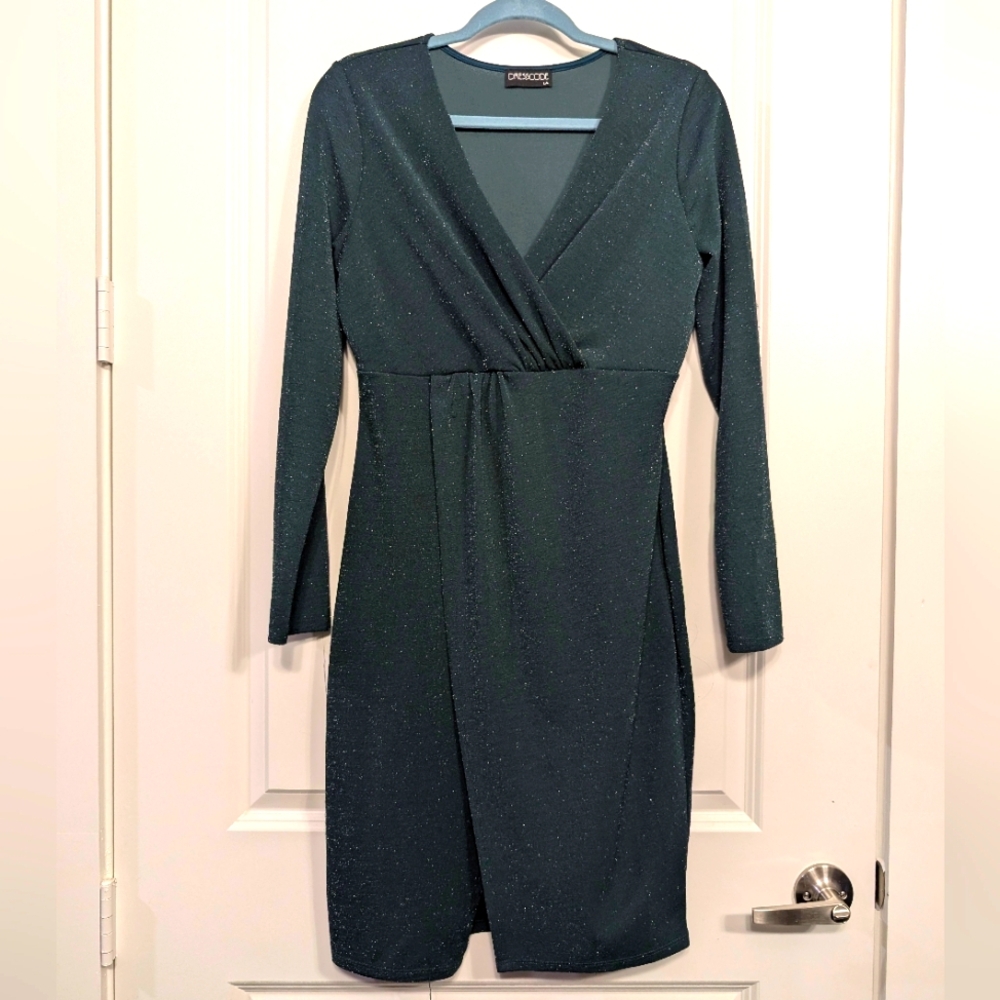 Green Long Sleeve Dress